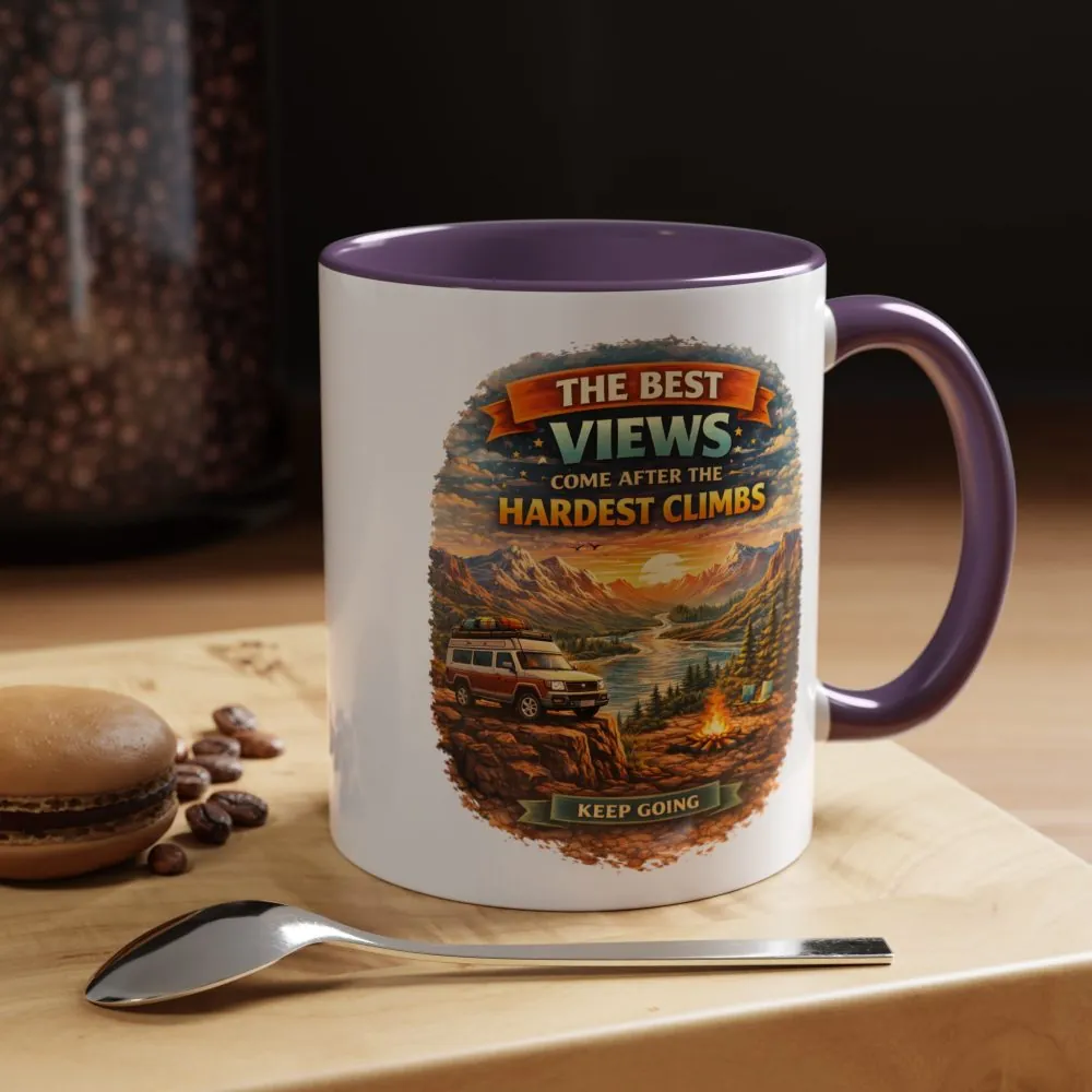 17588653116060713644_2048.jpeg Accent Coffee Mug (11, 15oz) — "The Best Views" Design Scenic-Line