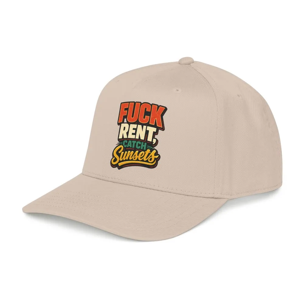 Baseball Cap - "Fuck Rent Catch Sunsets" Design F**K-Line