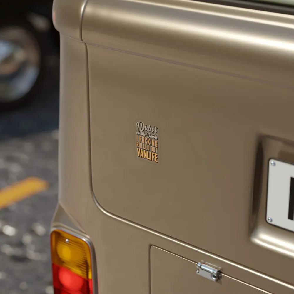 17626857980902327169_2048.jpeg Transparent Outdoor Stickers – "Dind´t Settle Down" Design F**K-Line