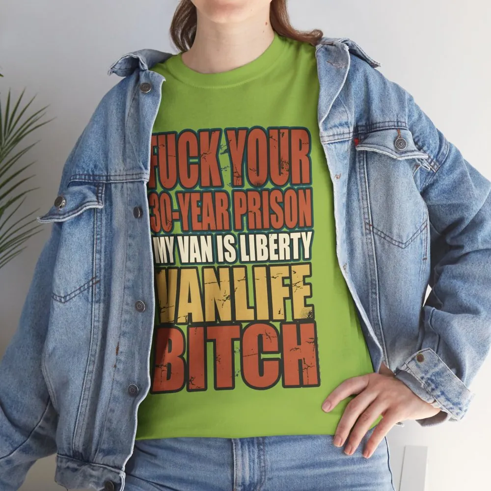 Unisex Heavy Cotton Tee — "Fuck Your 30 Year" Design F**K-Line