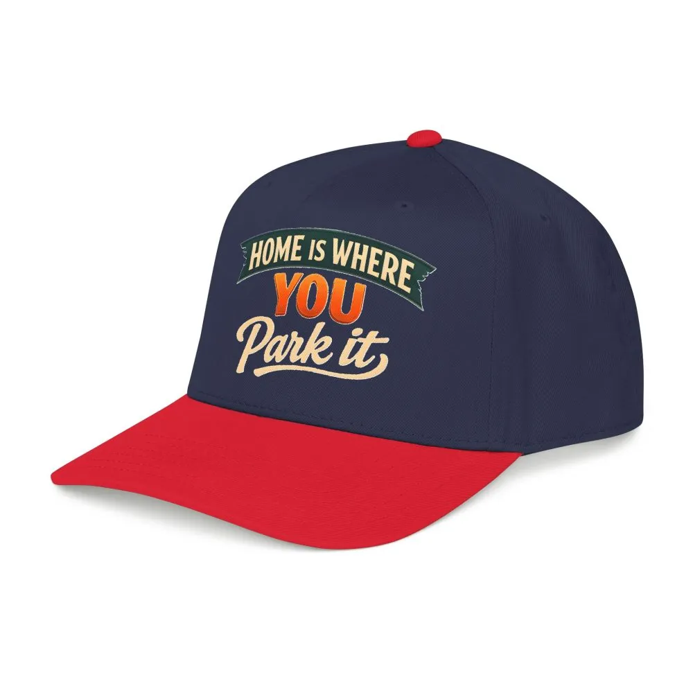 17665785800701093485_2048.jpeg Baseball Cap - "Home Is where You Park It" Design Scenic-Line