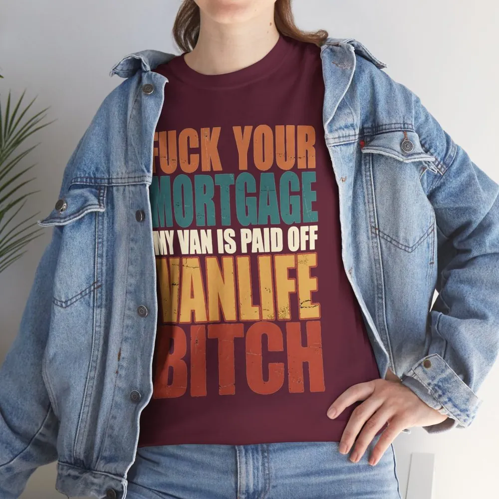 17721885408327097875_2048.jpeg Unisex Heavy Cotton Tee — "Fuck Your Mortgage" Design F**K-Line