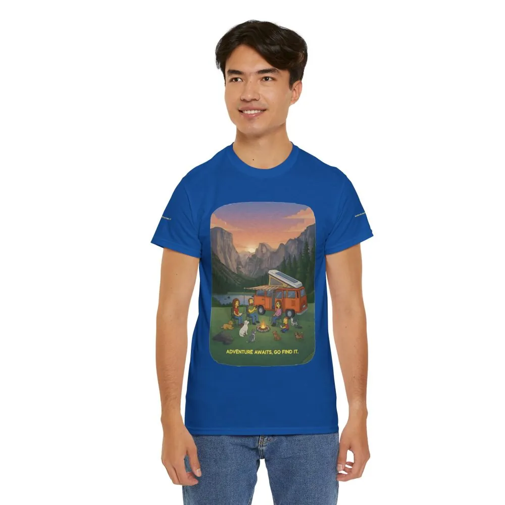 17749668264695326809_2048.jpeg Unisex Heavy Cotton Tee — "Adventure Awaits-Go Find It" Design Sitcom-Line