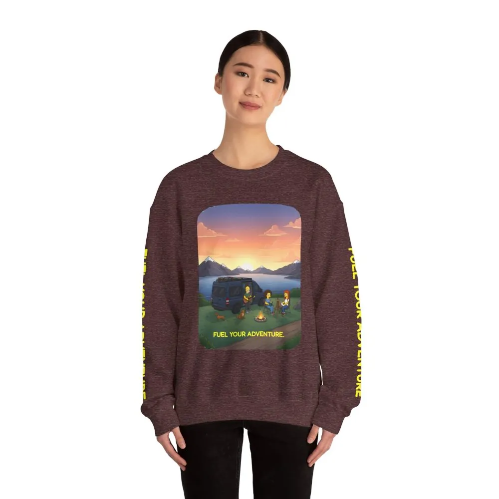 17793149626634819943_2048.jpeg Unisex Heavy Blend™ Crewneck Sweatshirt — "Fuel Your Adventure" Design Sitcom-Line