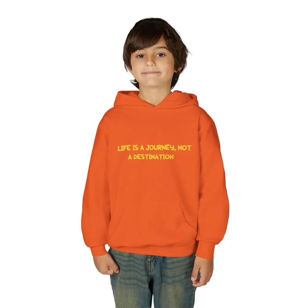 17799014646111117124_2048.jpeg Youth Hoodie(Gildan) – "Life Is A Journey-Not A Destination" (Design Sitcom-Line)