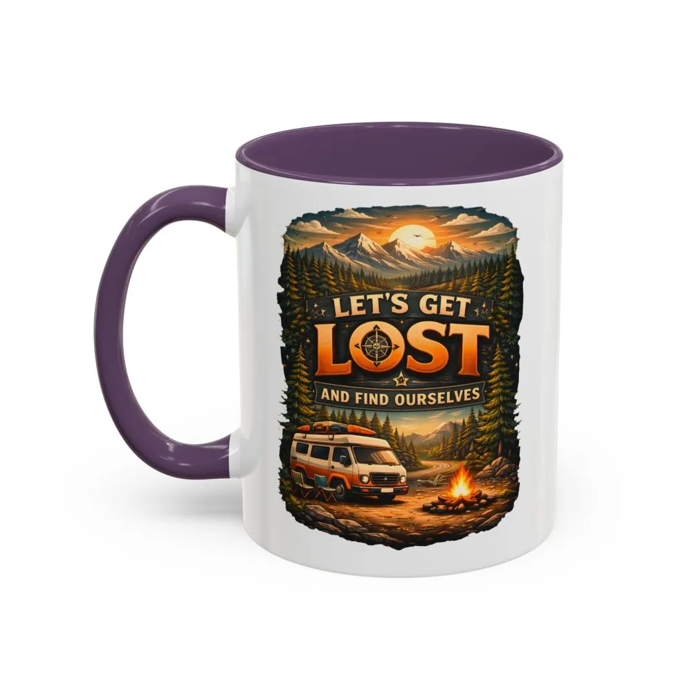 17805656752399328732_2048.jpeg Accent Coffee Mug (11, 15oz) — "Let´s Get Lost And Find Ourselfs" Design Scenic-Line