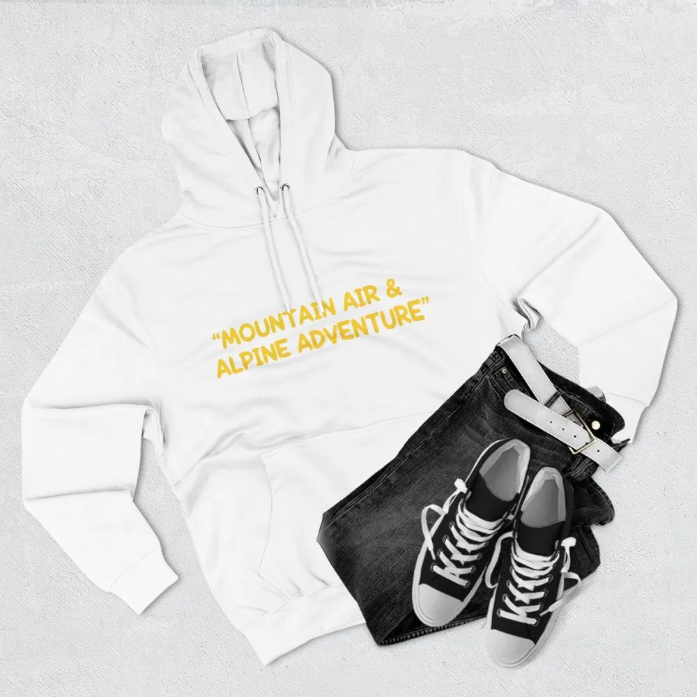 17814909855672343564_2048.jpeg Three-Panel Fleece Hoodie - "Mountain Air And Alpine Adventure"" Design Sitcom-Line