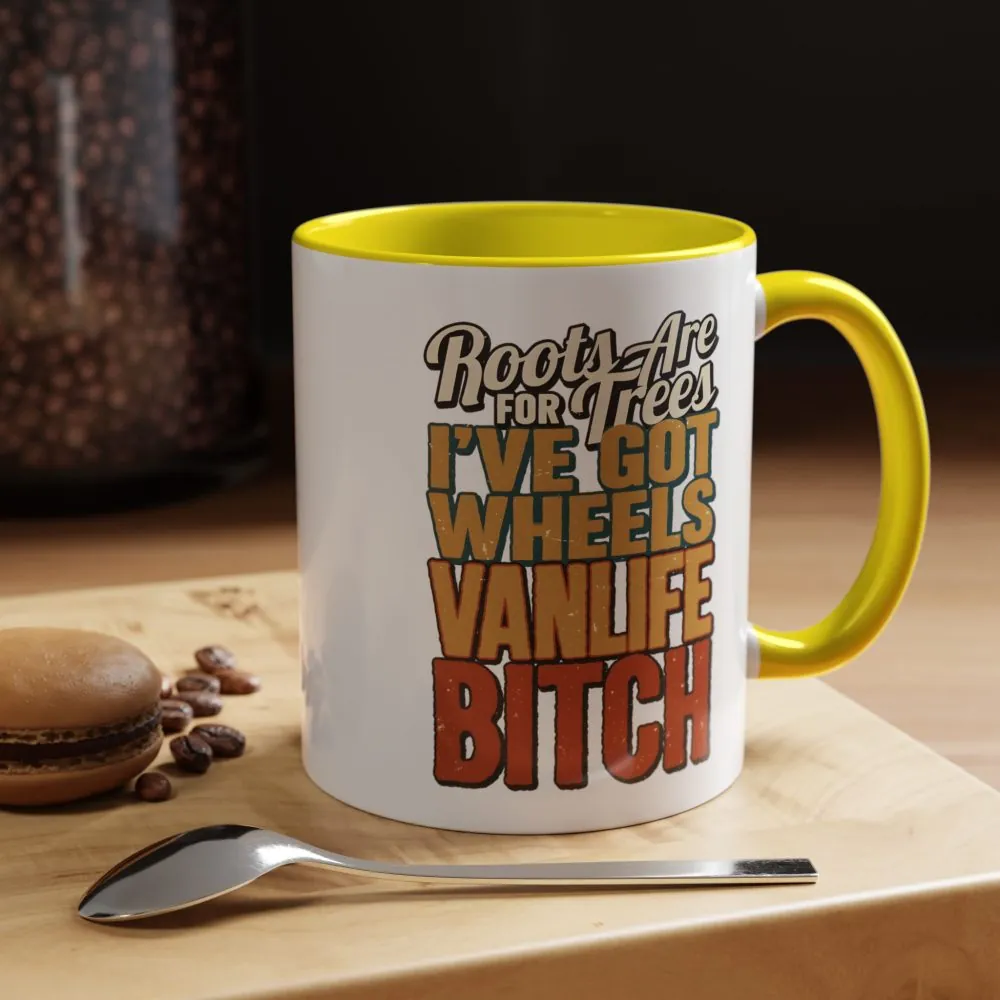 17835153298971020679_2048.jpeg Accent Coffee Mug (11, 15oz) — "Roots Are For Trees" Design F**K-Line