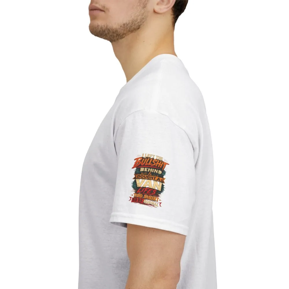 17919876964344629083_2048.jpeg Unisex Heavy Cotton Tee — "I Left The Bullshit" Design F**K-Line