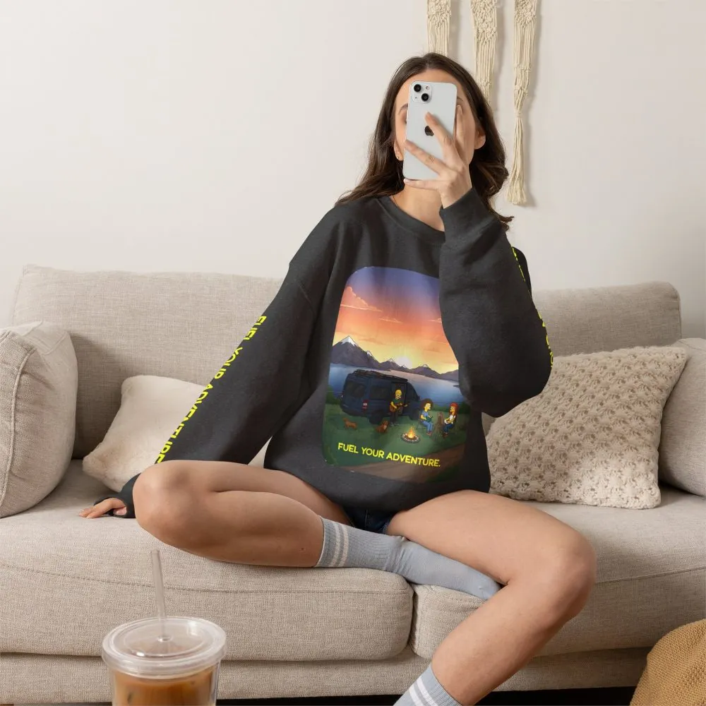 17940097050641904610_2048.jpeg Unisex Heavy Blend™ Crewneck Sweatshirt — "Fuel Your Adventure" Design Sitcom-Line