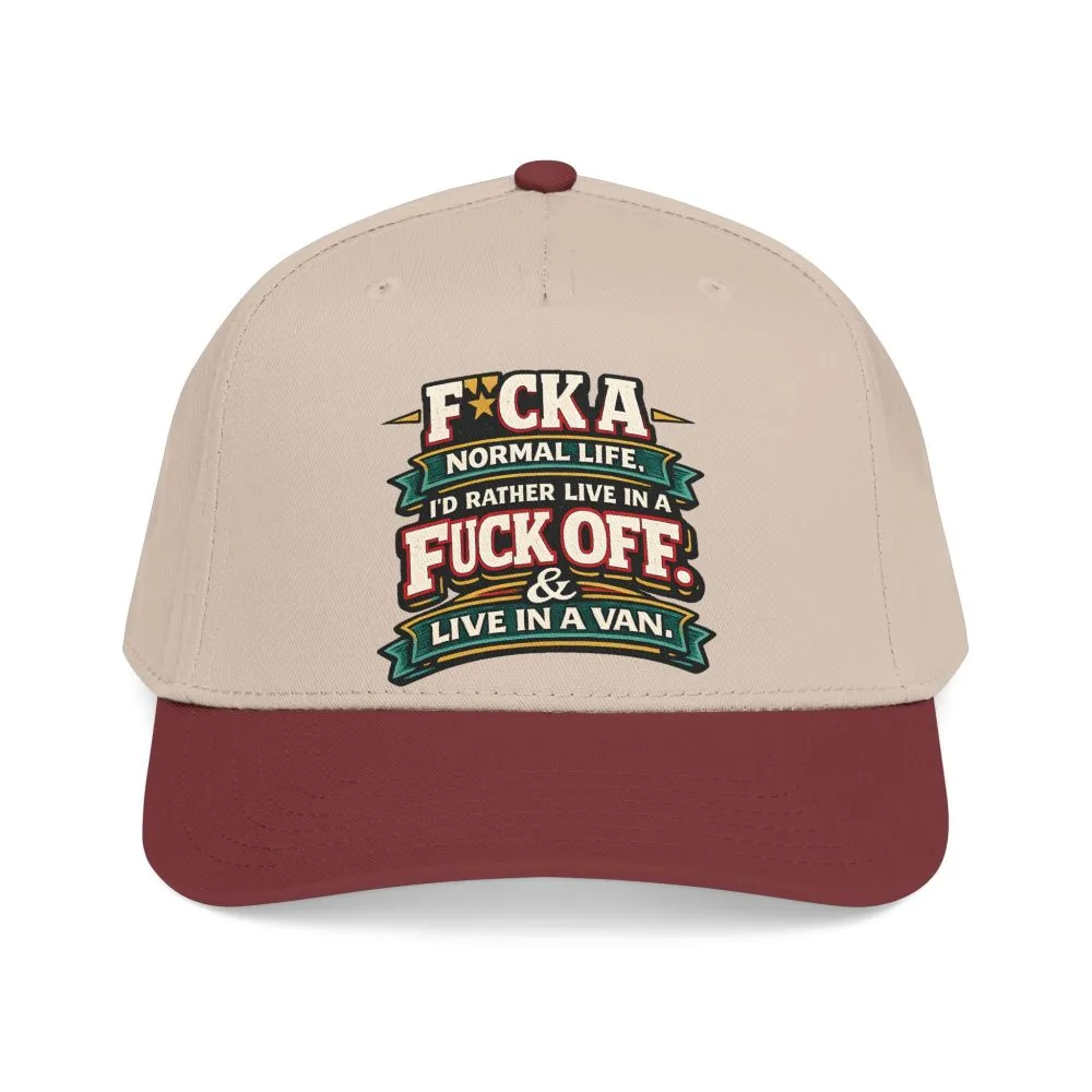 Baseball Cap - "Fuck A Normal Life" Design F**K-Line