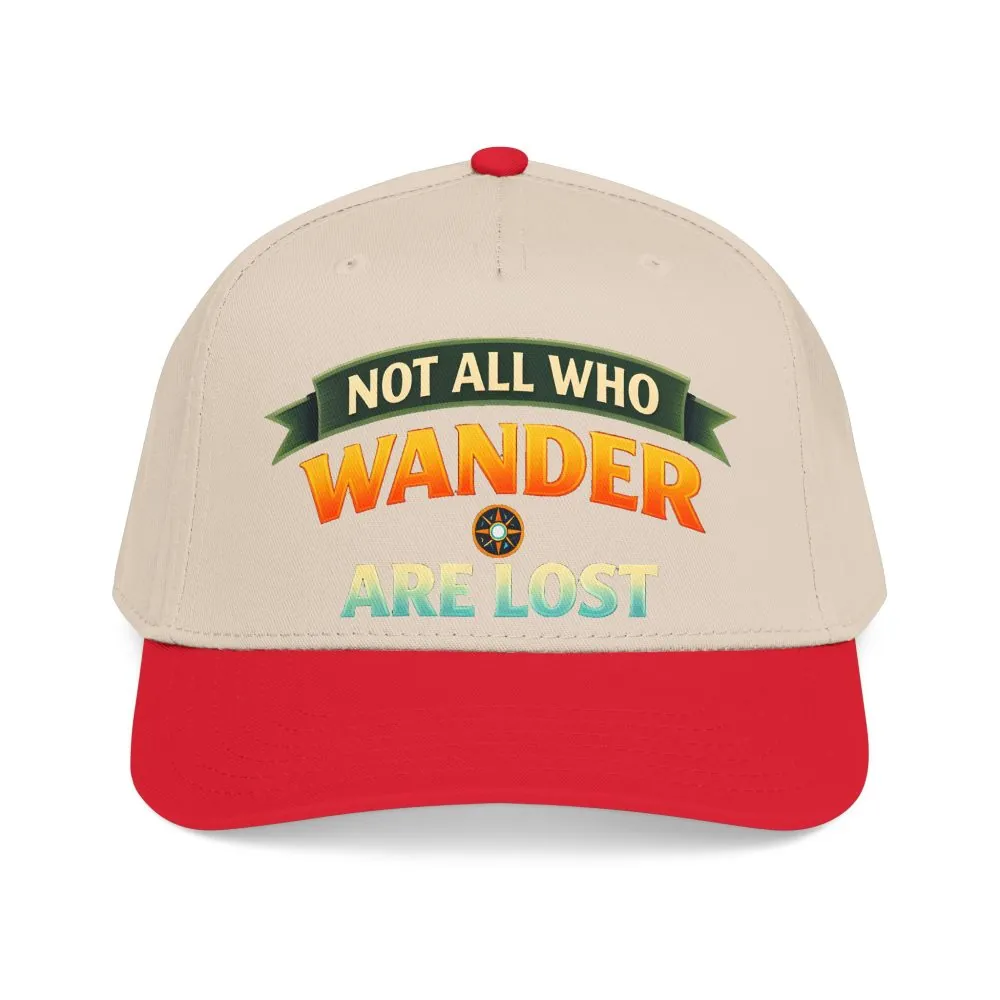 17987499194308445892_2048.jpeg Baseball Cap - "Not All Who Wander Are Lost" Design Scenic-Line
