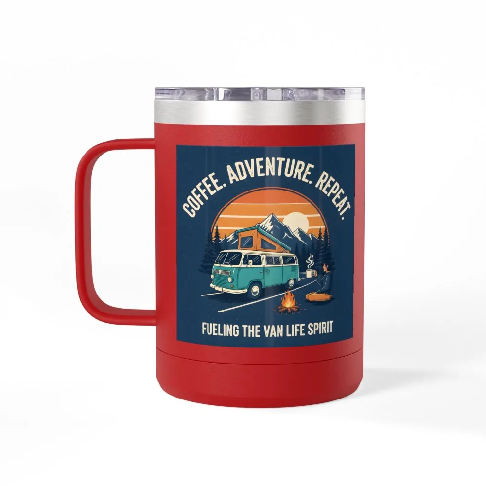 17988231624668319942_2048.jpeg Coffee Mug Tumbler, 15oz — “Coffee. Adventure. Repeat.”
