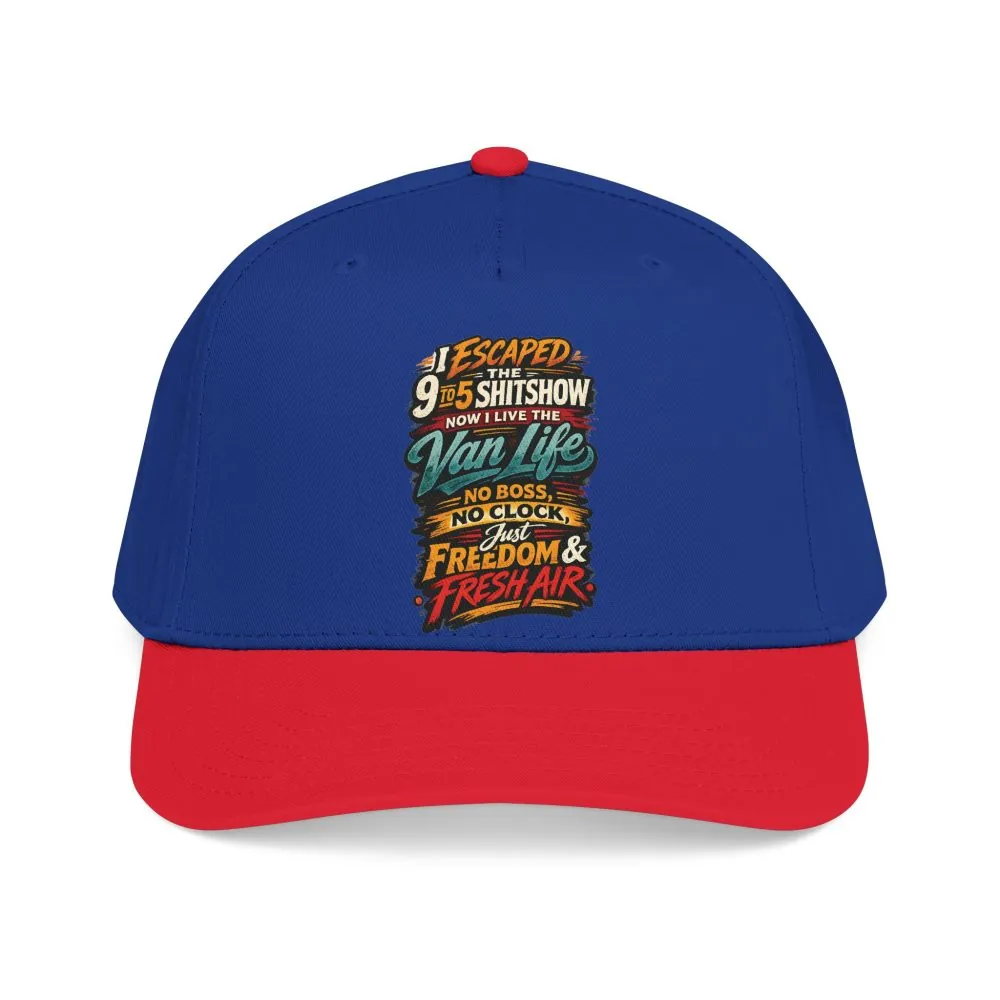18005662242913585065_2048.jpeg Baseball Cap - "I Escaped The 9 To 5" Design F**K-Line
