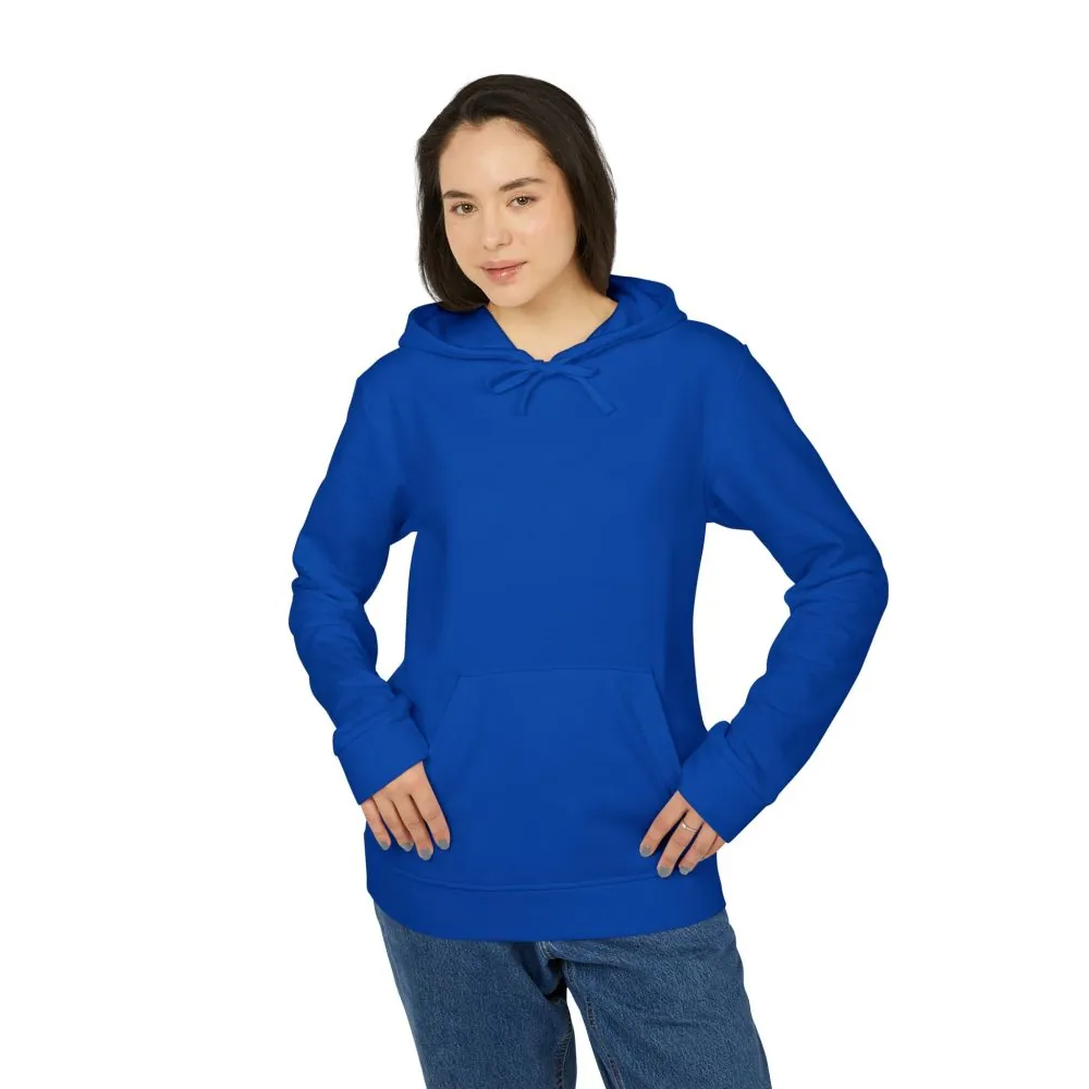 Hoodie(Adidas) — 'Adventure Awaits-Go Where You Feel Most Alive' Outdoor Travel Pullover (Only Back Printed)