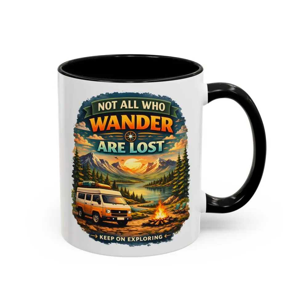 18033325498453511248_2048.jpeg Accent Coffee Mug (11, 15oz) — "Not All Who Wander Are Lost" Design Scenic-Line