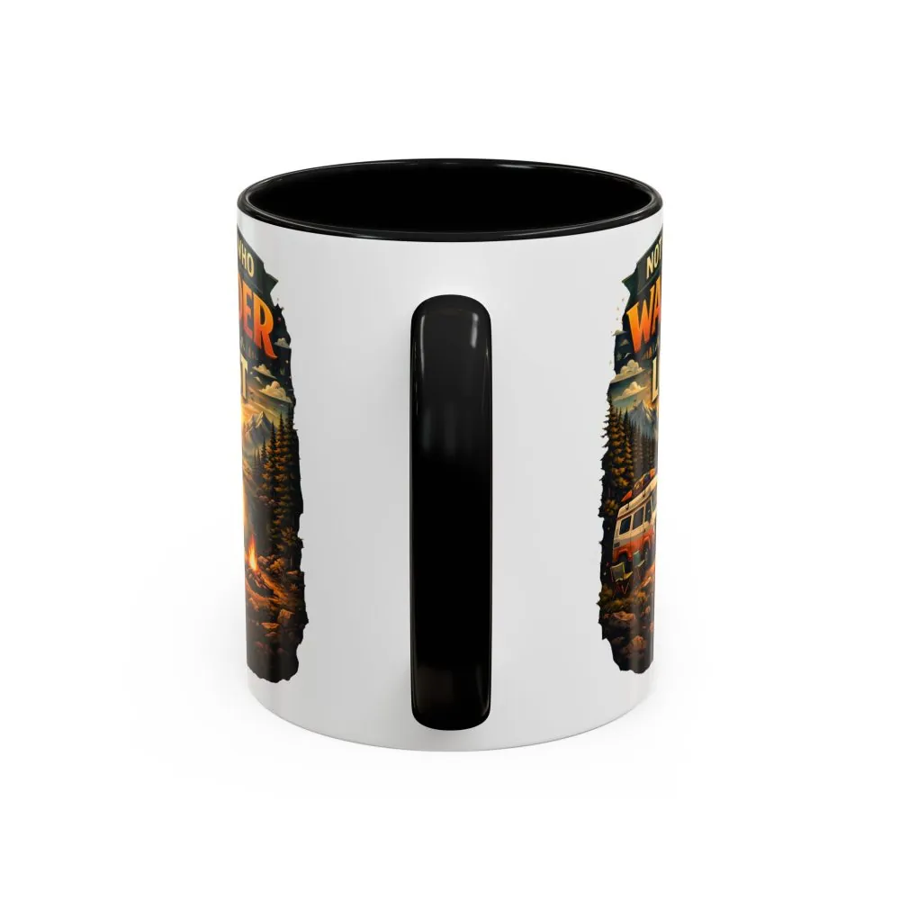 18048605380654749992_2048.jpeg Accent Coffee Mug (11, 15oz) — "Not All Who Wander Are Lost" Design Scenic-Line