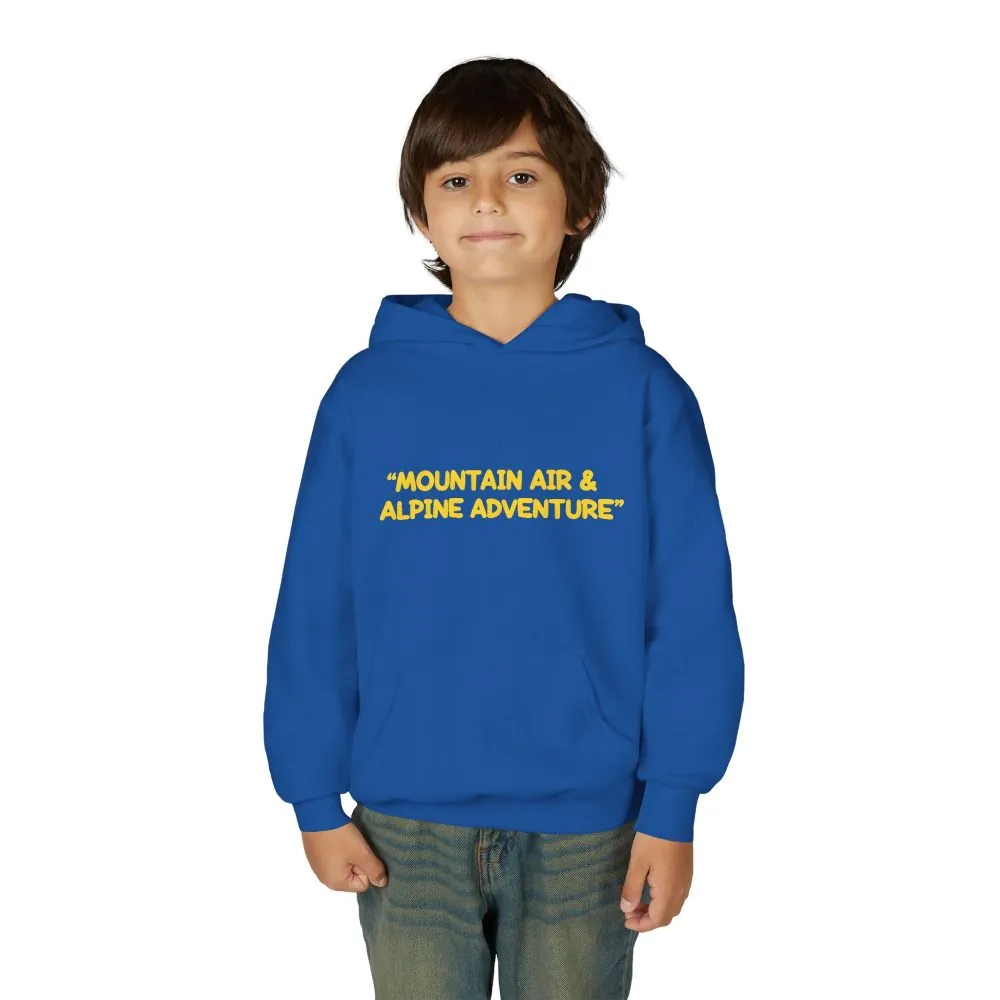 18057740482498846052_2048.jpeg Youth Hoodie(Gildan) – "Mountain Air-Alpine Adventure" (Design Sitcom-Line)