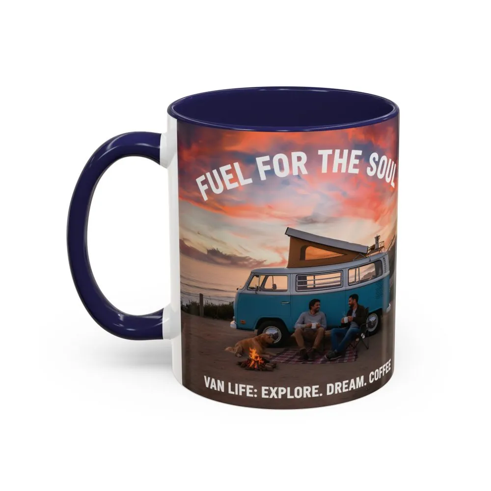 Accent Coffee Mug (11, 15oz) — "Fuel for the Soul"