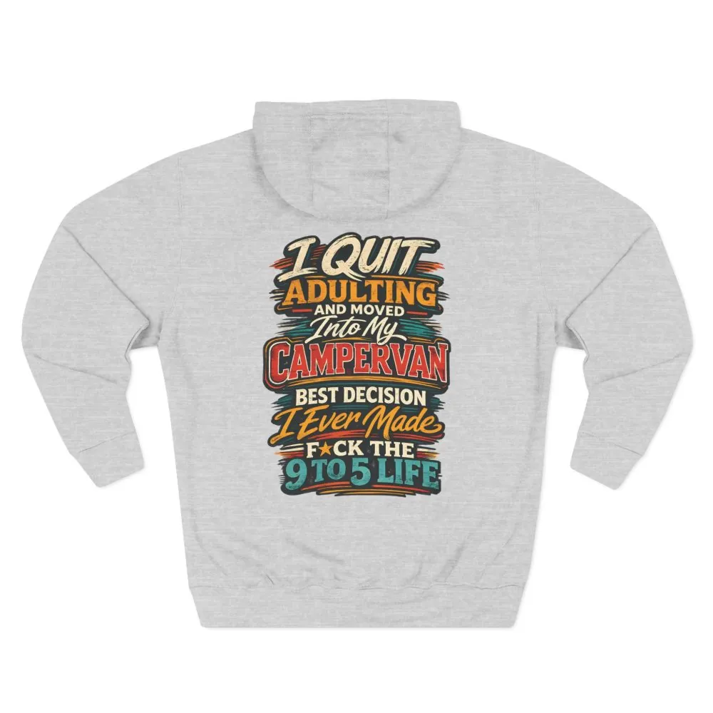 18102054686796547996_2048.jpeg Three-Panel Fleece Hoodie - "I Quit Adulting" Design F**K-Line
