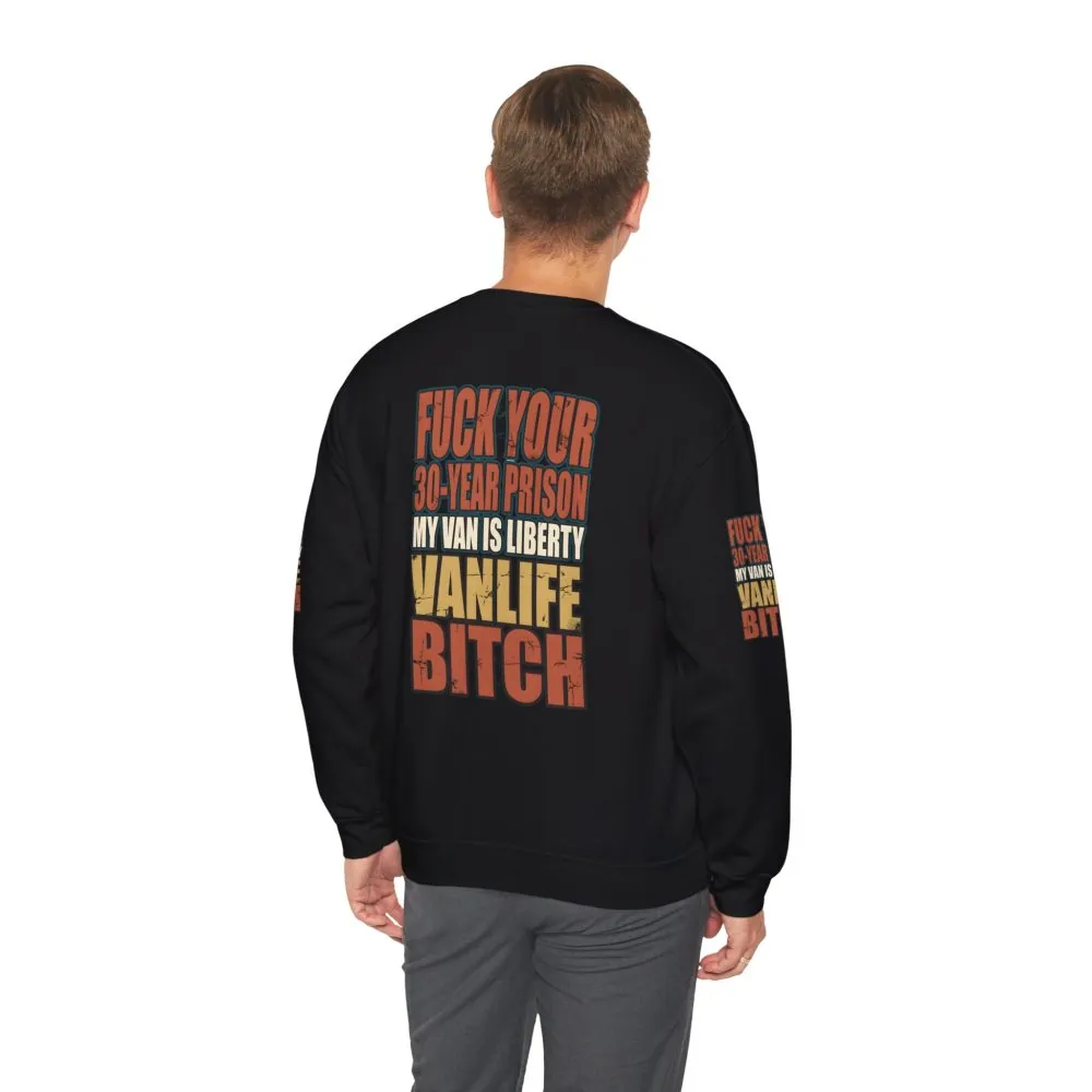 18177077460279015717_2048.jpeg Unisex Heavy Blend™ Crewneck Sweatshirt — "Fuck Your 30 Year" Design F**K-Line