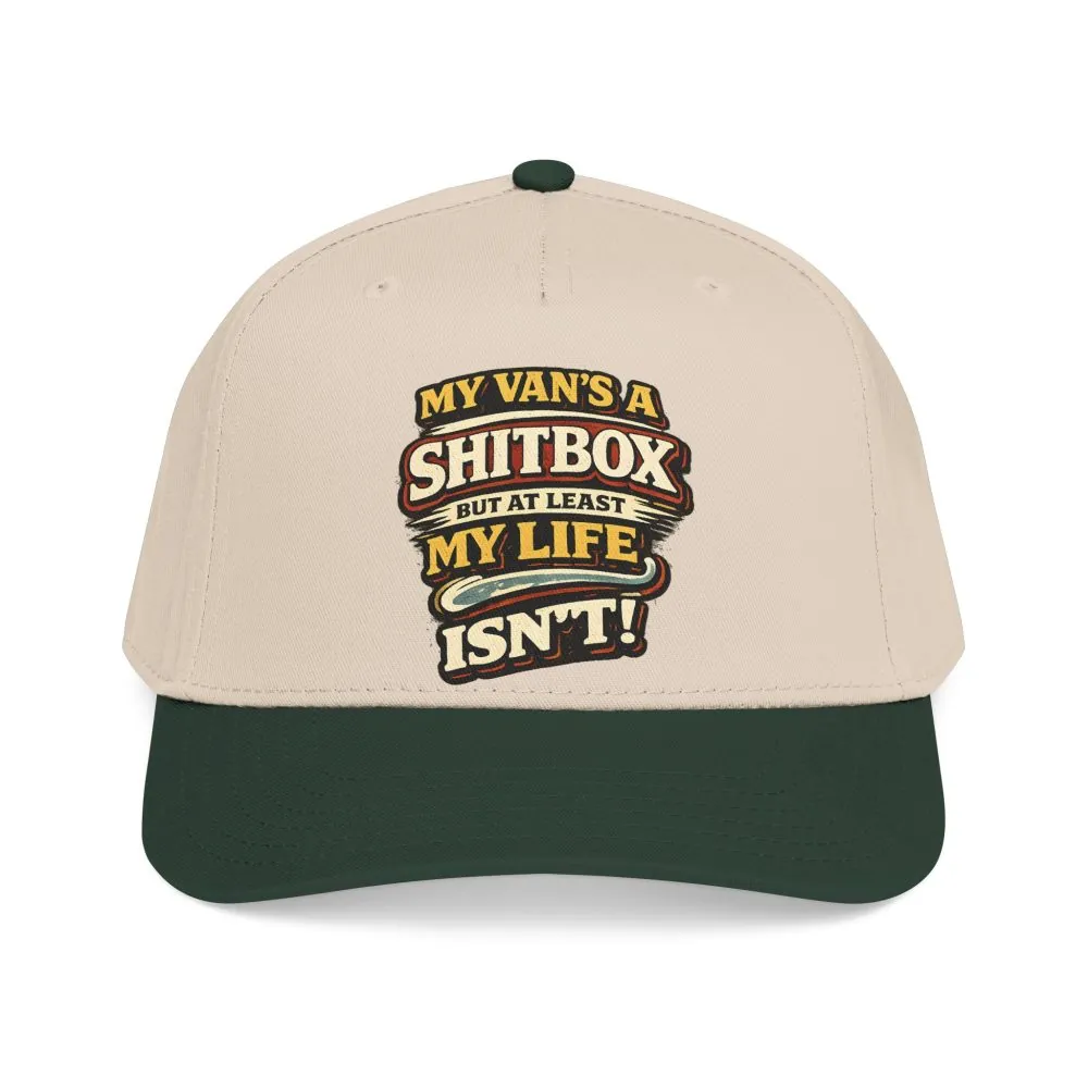 18196438235385407635_2048.jpeg Baseball Cap - "My Van`s A Shitbox" Design F**K-Line