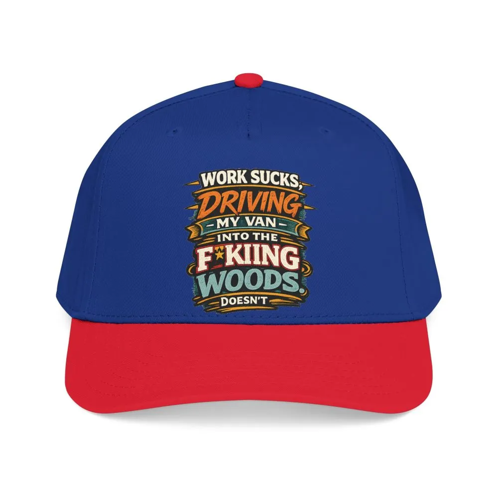 Baseball Cap - "Work Sucks" Design F**K-Line