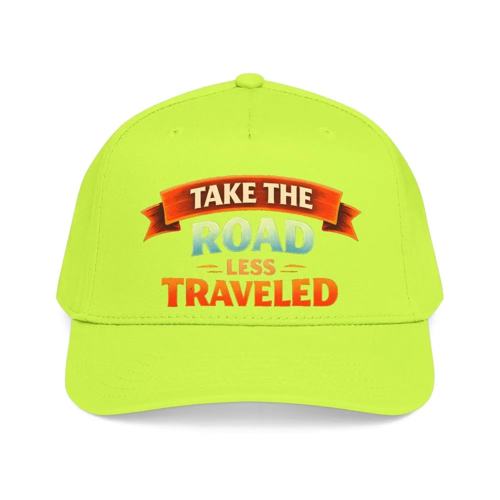 18213337663616978148_2048.jpeg Baseball Cap - "Take The Road Less Traveled" Design Scenic-Line