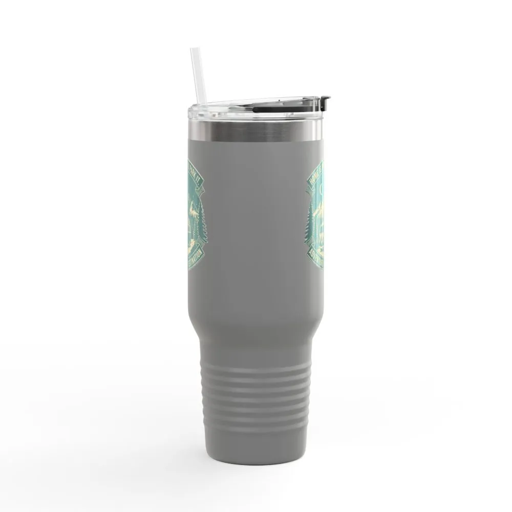 18228384317766250019_2048.jpeg Insulated Travel Mug - "Home Is Where You Park It-Adventure is the destination" (40oz) – Retro Camper Design, Keep Drinks Hot or Cold