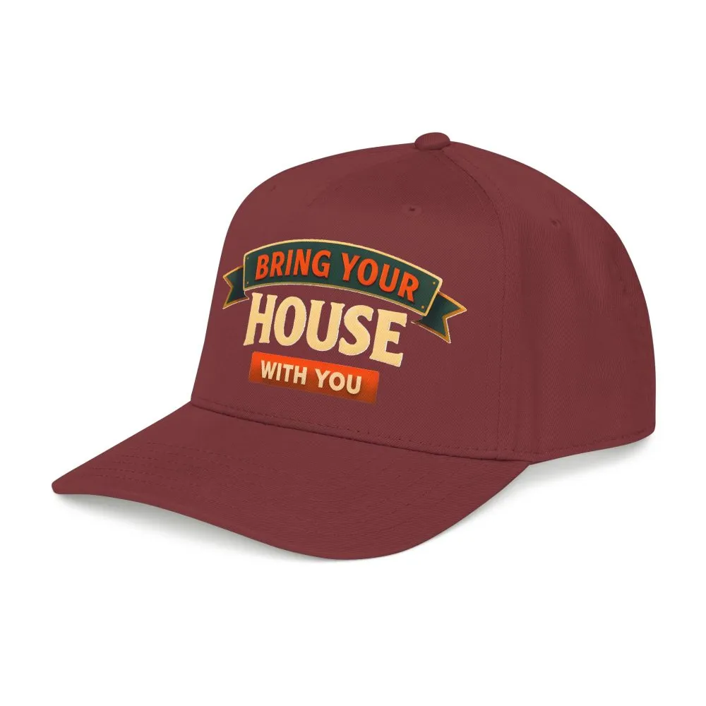 Baseball Cap - "Bring Your House With You" Design Scenic-Line