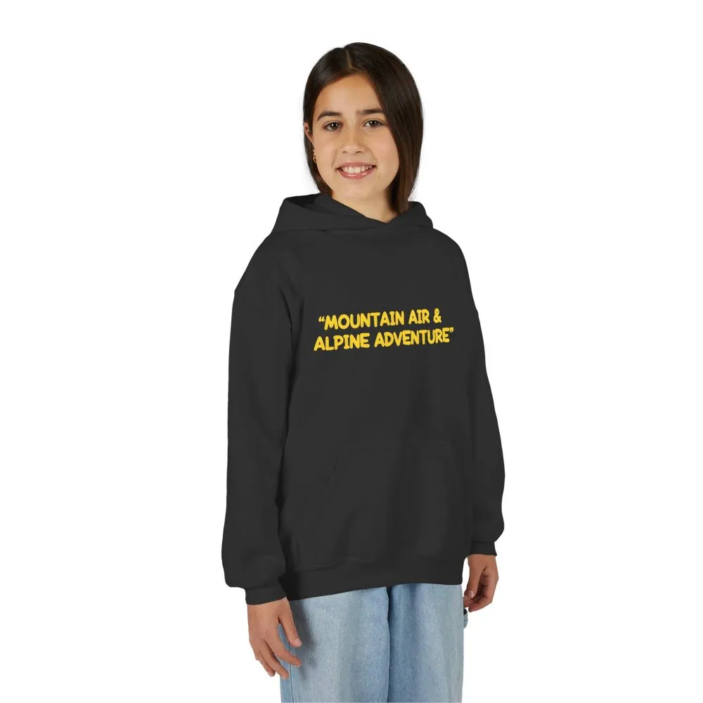 18258283958422625184_2048.jpeg Youth Hoodie(Gildan) – "Mountain Air-Alpine Adventure" (Design Sitcom-Line)