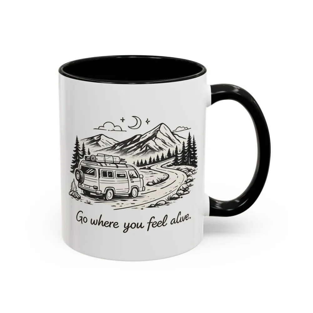 18262347082925247934_2048.jpeg Accent Coffee Mug (11, 15oz) — "Go Where You Feel Alive" Design Minimal-Line