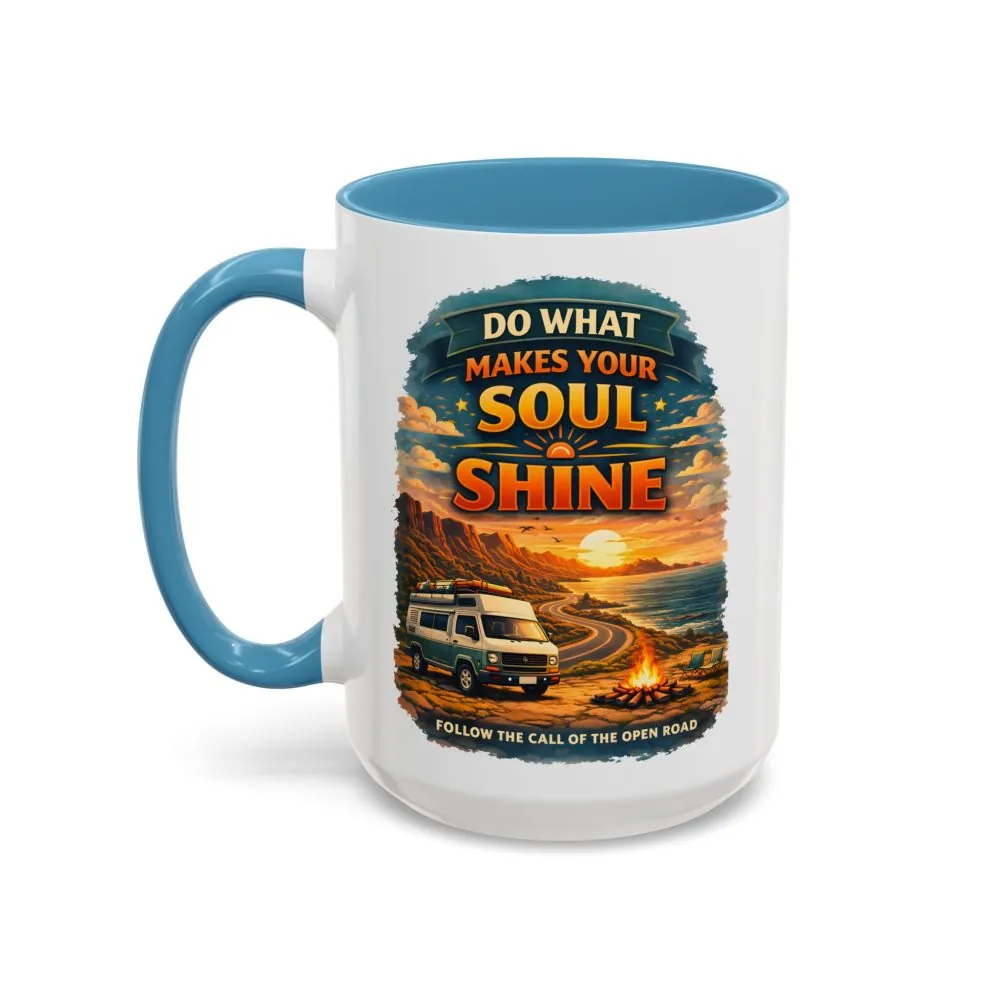 18269380102329040858_2048.jpeg Accent Coffee Mug (11, 15oz) — "Do What Makes Your Soul Shine" Design Scenic-Line