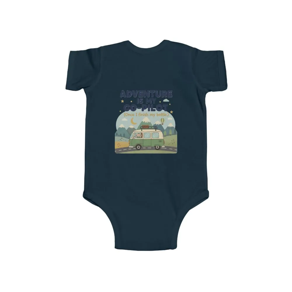 Infant Bodysuit — "Adventure Is My Co-Pilot" RV Baby Onesie