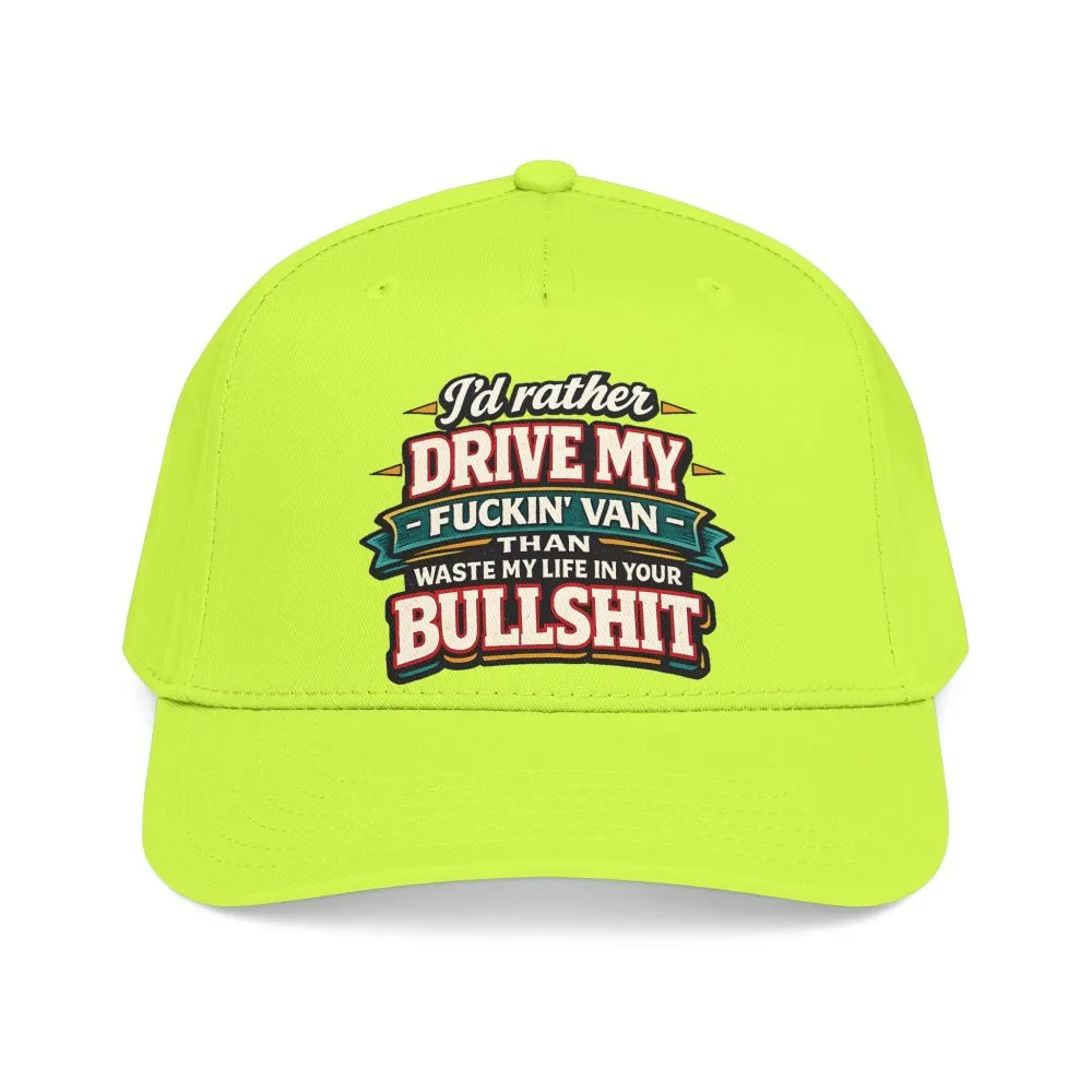 Baseball Cap - "I´d Rather Drive My Fucking Van" Design F**K-Line