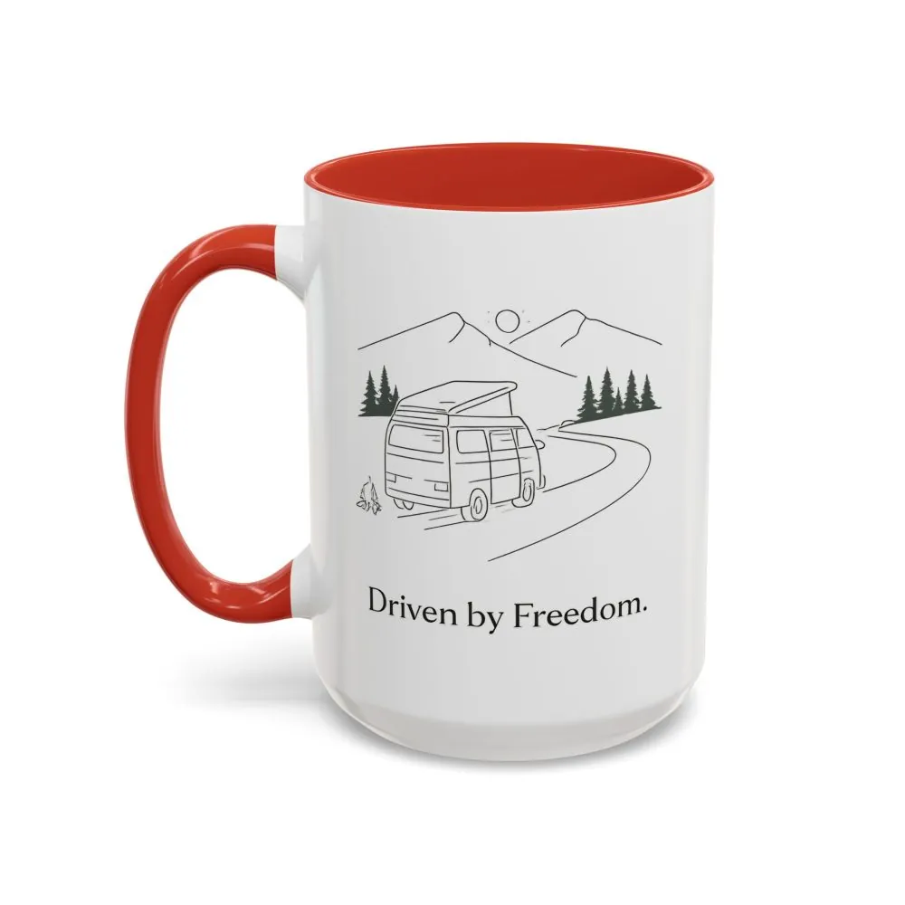 18325385034462715326_2048.jpeg Accent Coffee Mug (11, 15oz) — "Driven By Freedom" Design Minimal-Line