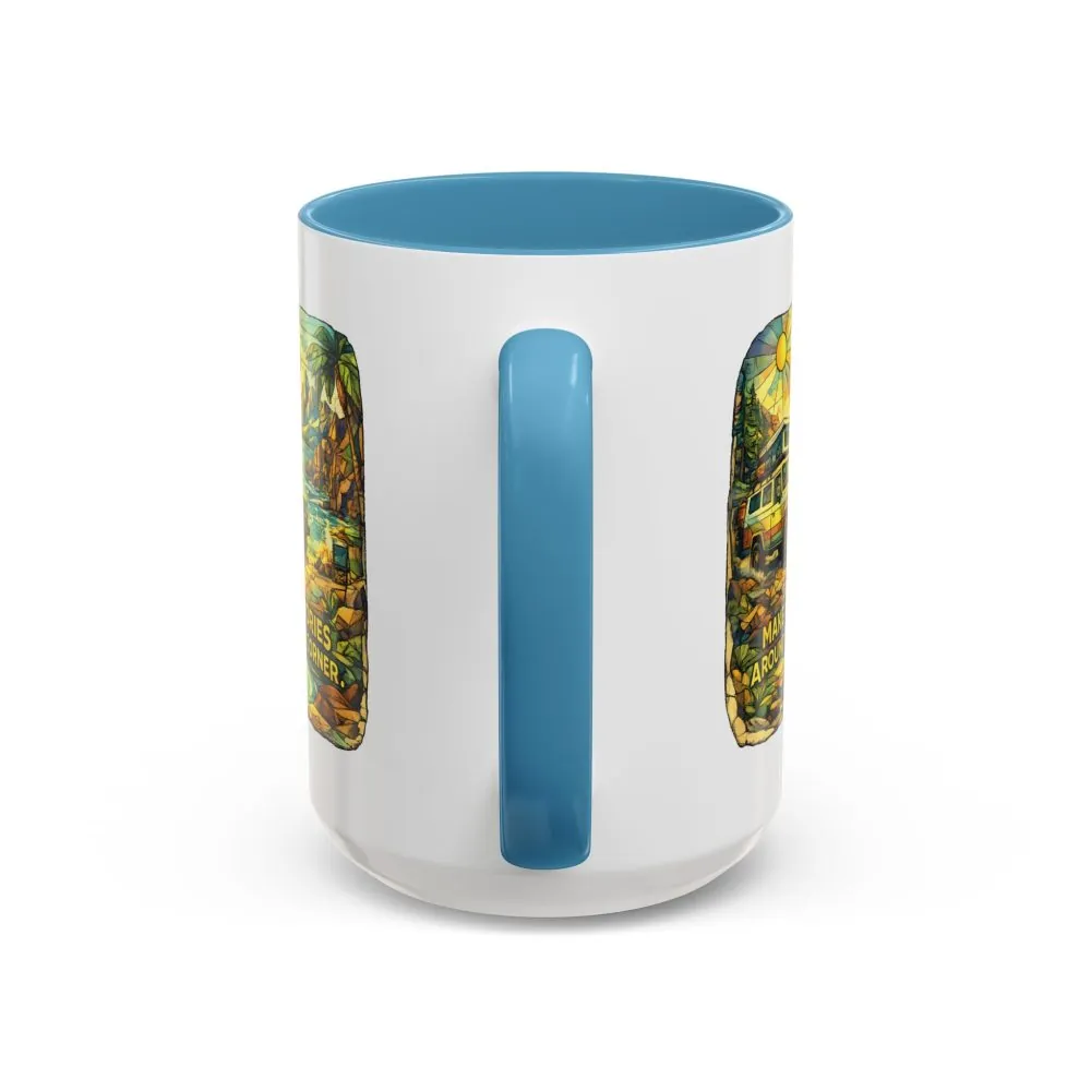 18332477930631334922_2048.jpeg Accent Coffee Mug (11, 15oz) — "Make Memories Around Every Corner" Design Cubic-Line