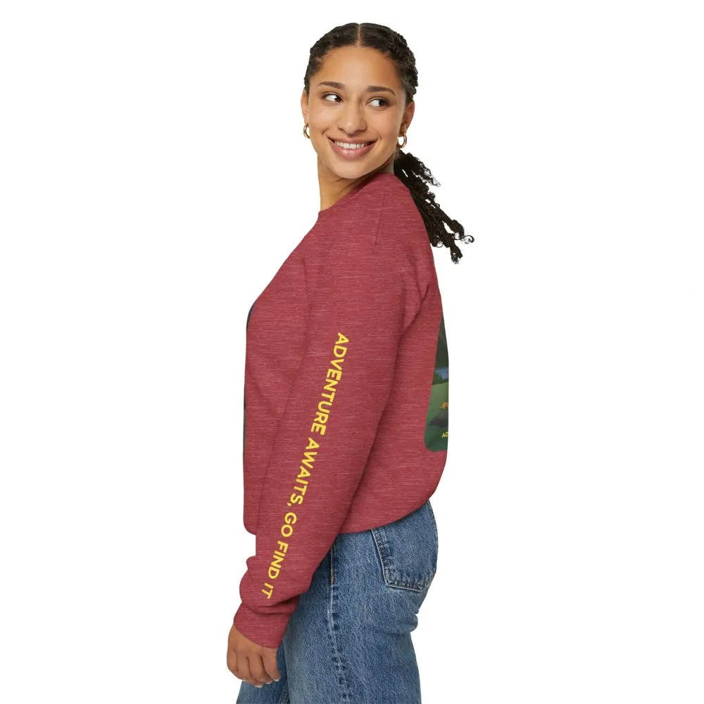 18348689880689383910_2048.jpeg Unisex Heavy Blend™ Crewneck Sweatshirt — "Adventure Awaits-Go Find It"" Design Sitcom-Line