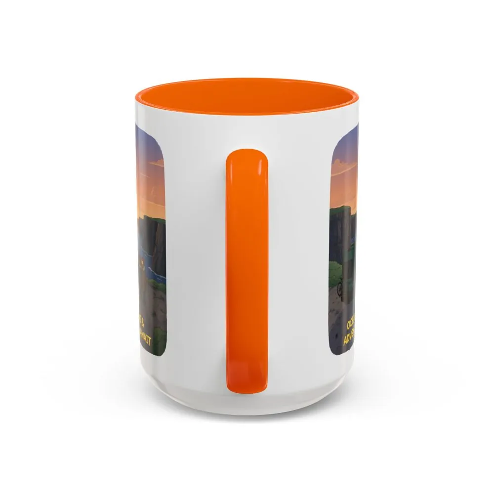 18354099711320072571_2048.jpeg Accent Coffee Mug (11, 15oz) — "Ocean Views-Adventures Awaits" Design Sitcom-Line