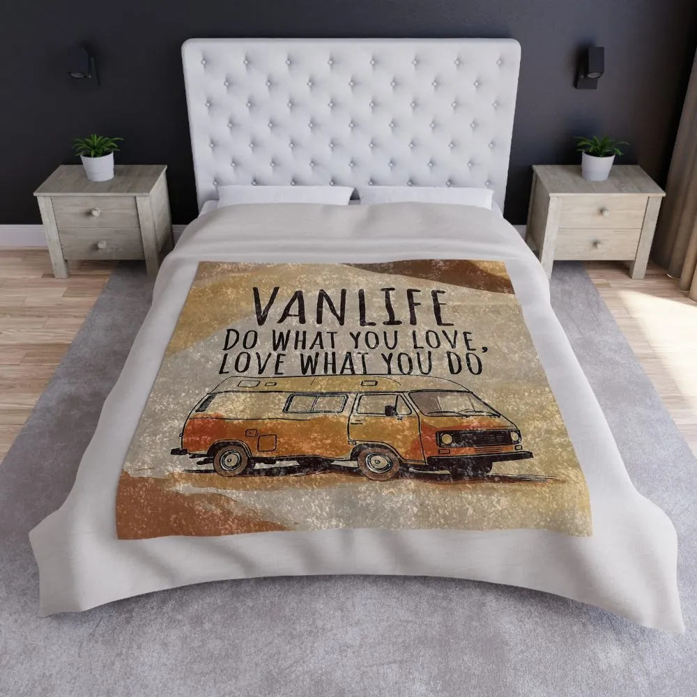 1835513374752765572_2048.jpeg Crushed Velvet Blanket — "Do What You Love, Love What You Do" Cozy Throw