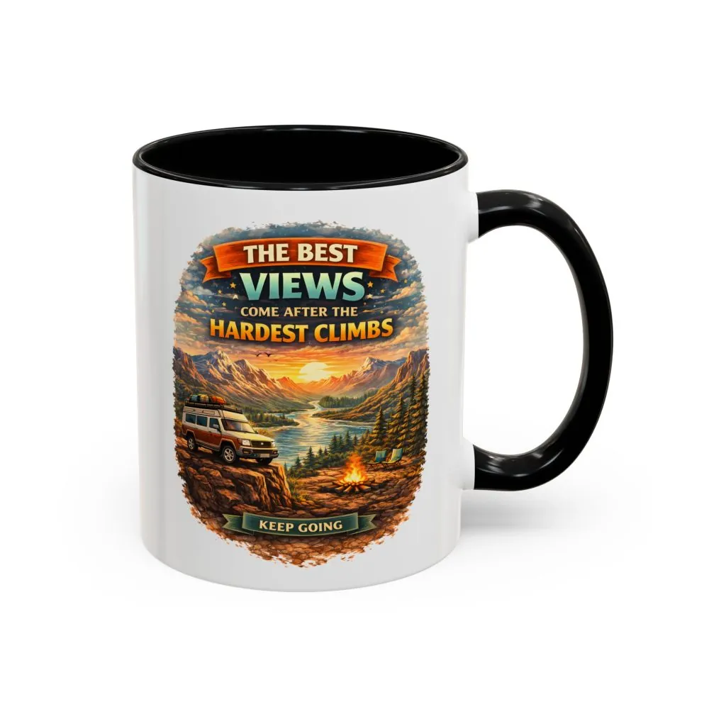 1841365500583762833_2048.jpeg Accent Coffee Mug (11, 15oz) — "The Best Views" Design Scenic-Line