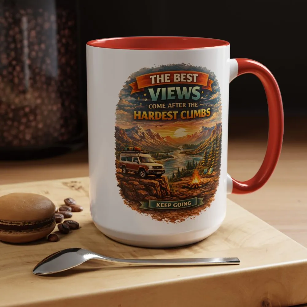 1852156175717513143_2048.jpeg Accent Coffee Mug (11, 15oz) — "The Best Views" Design Scenic-Line