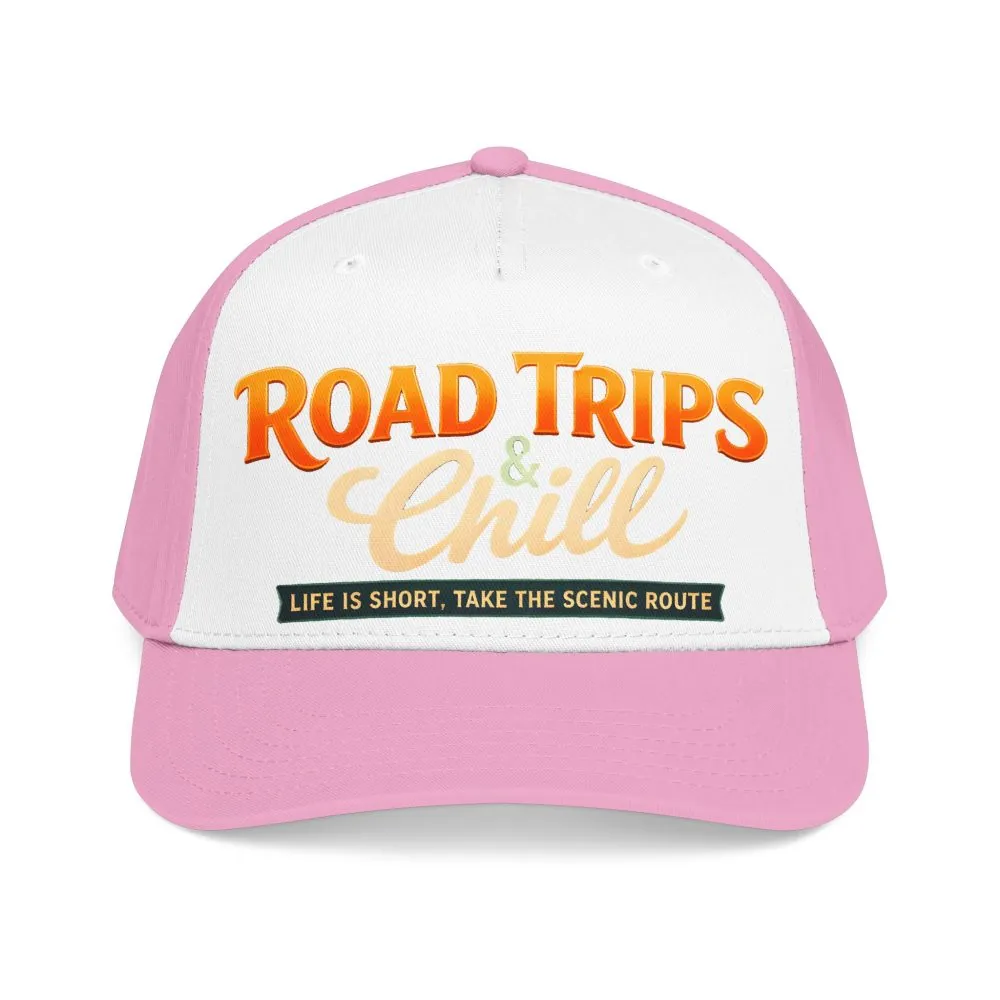 1862339859393159166_2048.jpeg Baseball Cap - "Road Trips And Chill" Design Scenic-Line