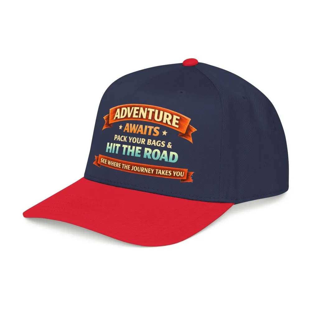 1876309606286091985_2048.jpeg Baseball Cap - "Adventure Awaits-Pack Your Bags" Design Scenic-Line