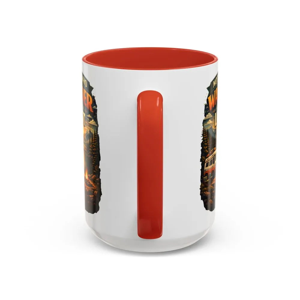 1877616666091022934_2048.jpeg Accent Coffee Mug (11, 15oz) — "Not All Who Wander Are Lost" Design Scenic-Line