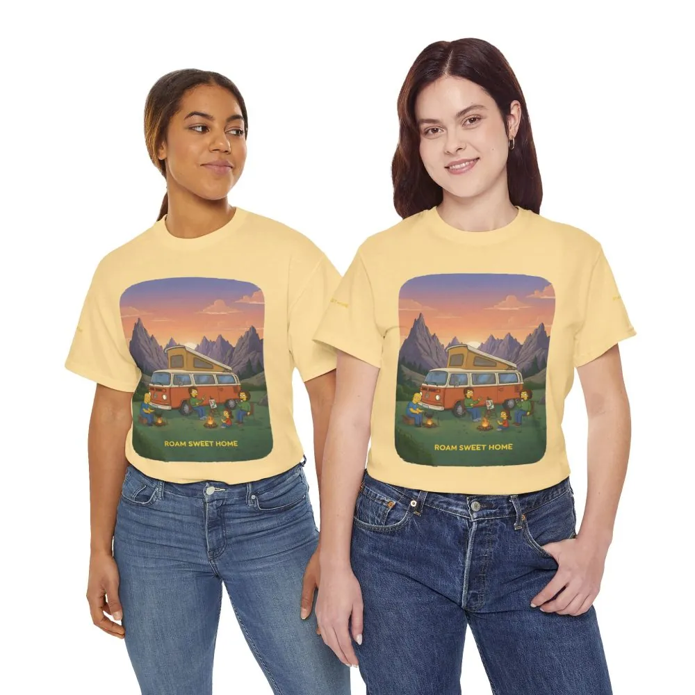 1878148854648029077_2048.jpeg Unisex Heavy Cotton Tee — "Roam Sweet Home" Design Sitcom-Line