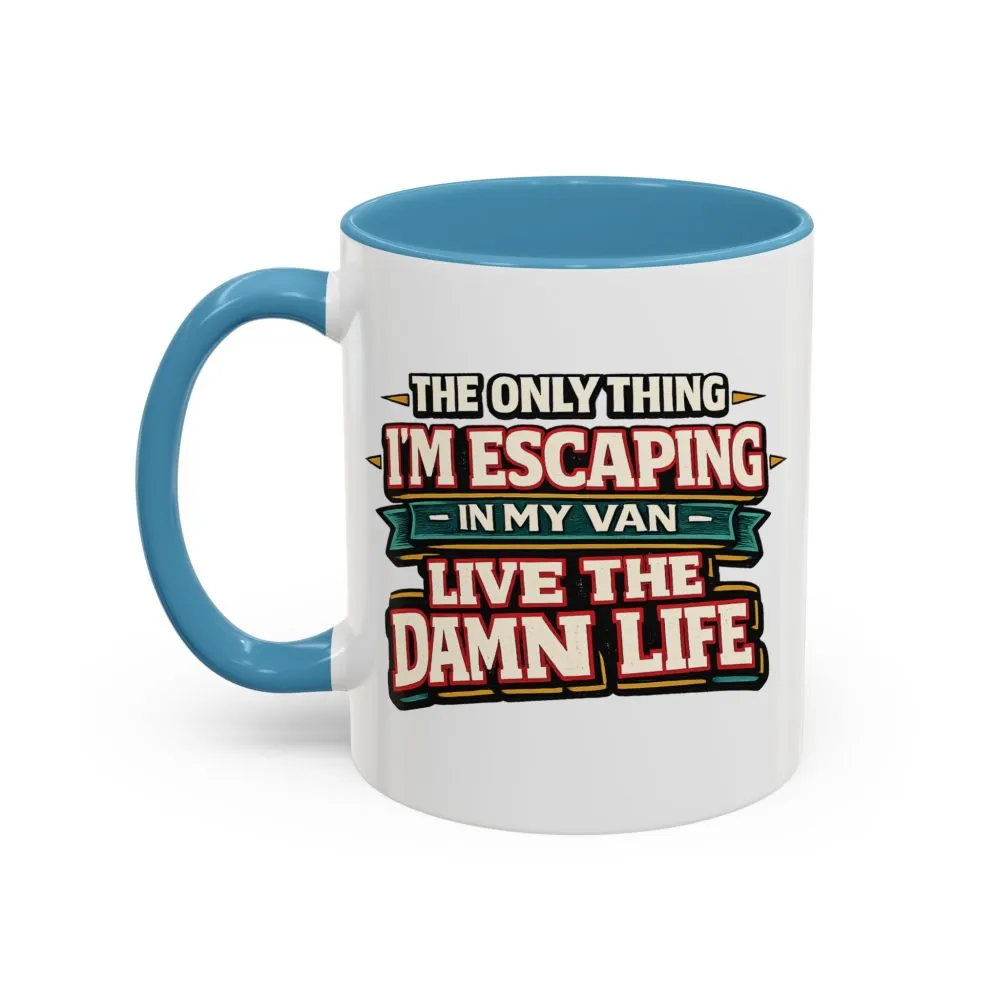 1884427536250393986_2048.jpeg Accent Coffee Mug (11, 15oz) — "The Only Thing I´m Escaping" Design F**K-Line