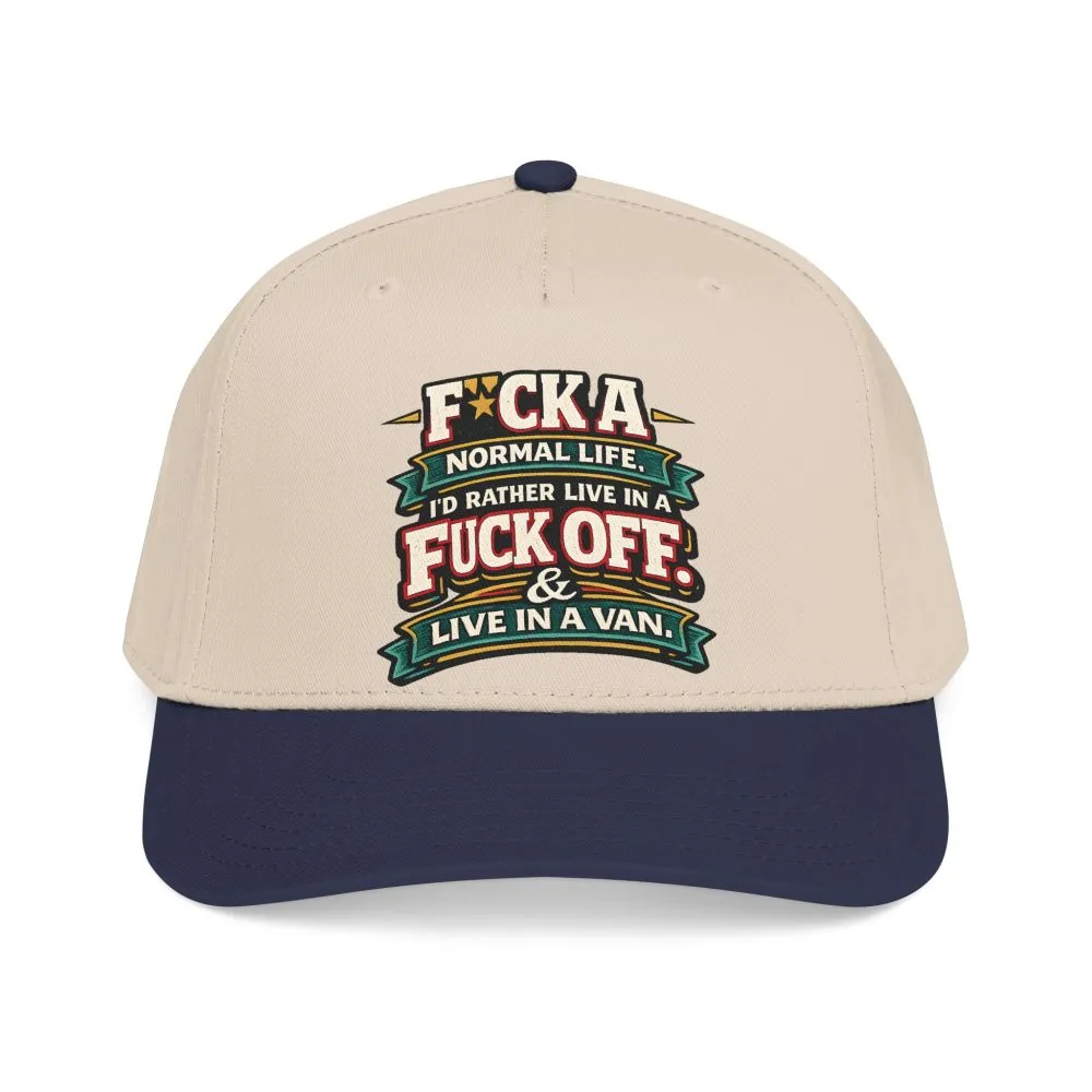 Baseball Cap - "Fuck A Normal Life" Design F**K-Line