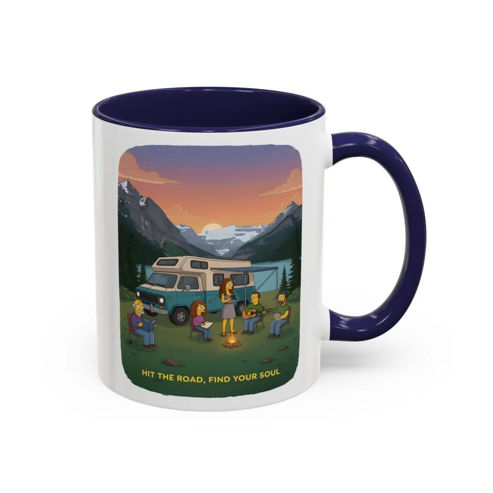 1921518640955738534_2048.jpeg Accent Coffee Mug (11, 15oz) — "Hit The Road-Find Your Soul" Design Sitcom-Line
