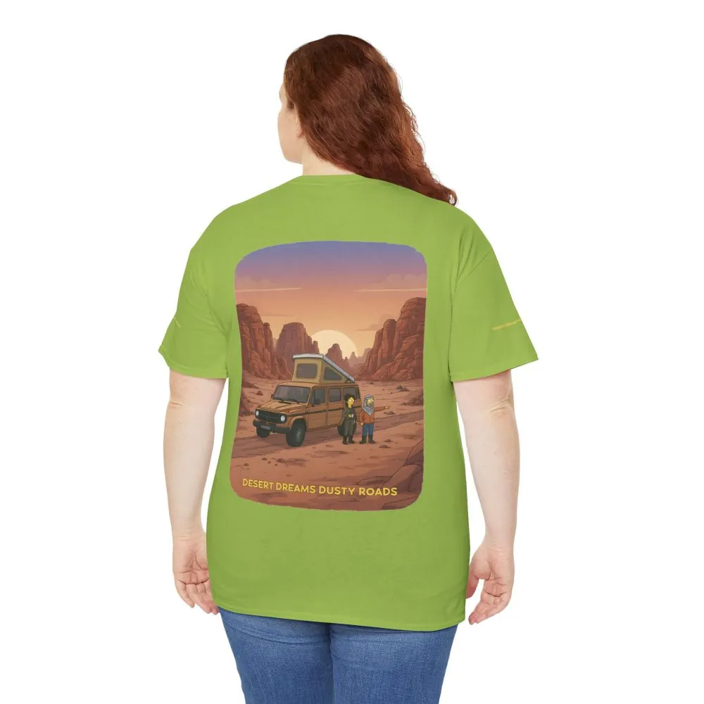 1923673459030883692_2048.jpeg Unisex Heavy Cotton Tee — "Desert Dreams Dusty Roads" Design Sitcom-Line